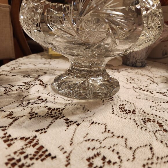 Crystal Compote Bowl - Picture 1 of 5